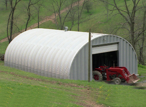 Farm Equipment Storage Arch Building