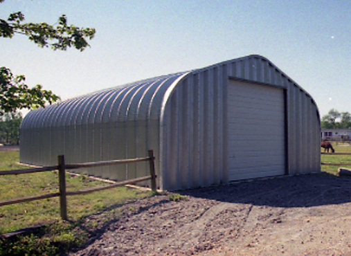 Farm Metal Arch Building