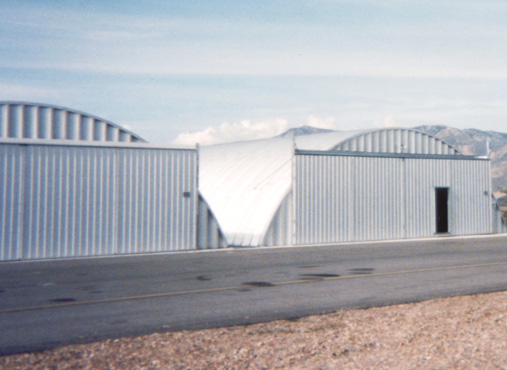 Arch Aircraft Hangar Building