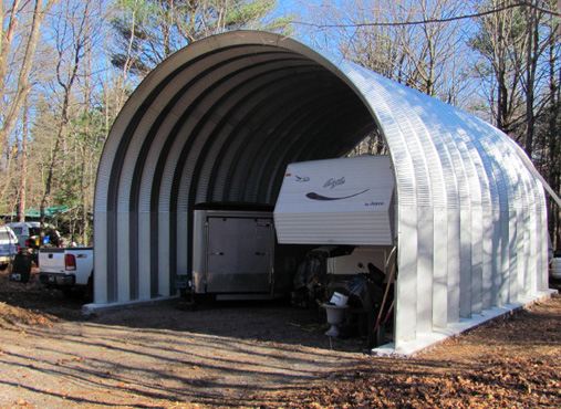 S Model Metal Arch Building