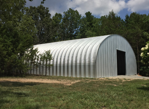 S Model Steel-Arch Building