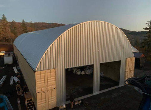 How to make a shipping container garage - Storage and Canopy