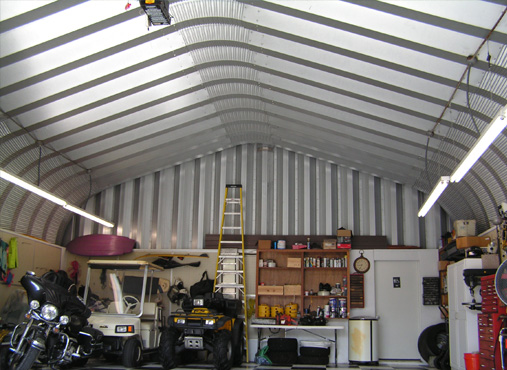 Workshop Arch Metal Building Interior