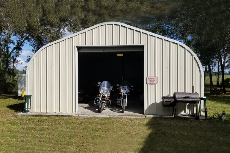 25x30 Arch Steel Building