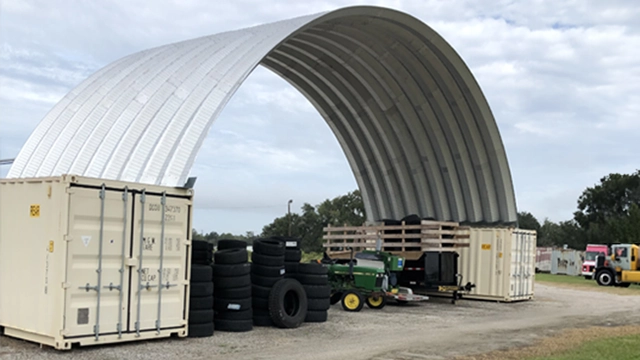 55x20 Shipping Container Roof Kits